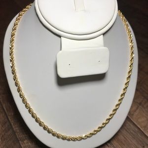 28" Rope Chain 14k 7mm thick